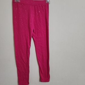 Girls Leggings‎, Size 10/12, Pink Sparkled